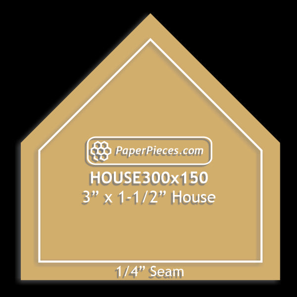 3" x 1-1/2" House