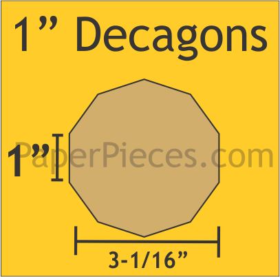 1" Decagon