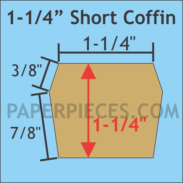 1-1/4" Short Coffins