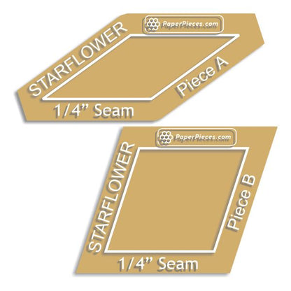 Starflower Wall Hanging by Paper Pieces