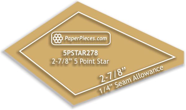 2-7/8" 5 Piece Star
