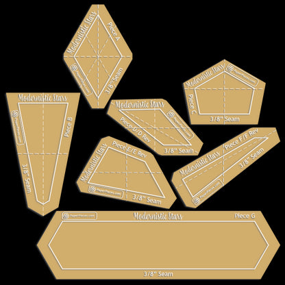 Modernistic Stars by Paper Pieces®
