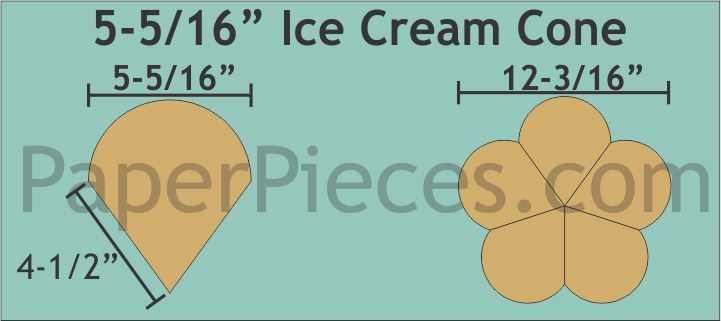5-5/16" Ice Cream Cones