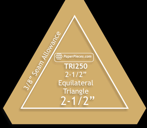 2 1/2" Equilateral Triangle