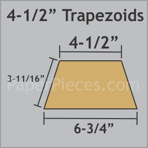 4-1/2"" Trapezoids