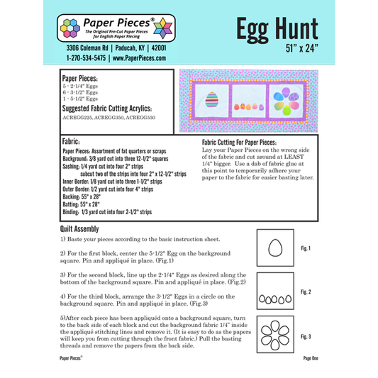 Egg Hunt (FREE PDF Download) by Paper Pieces®