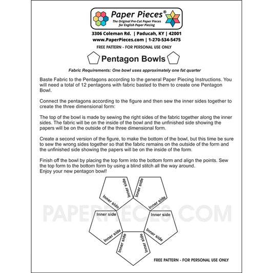 1&2 Printable Mixed Shapes for English Paper Piecing EPP Pieces Hand  Cutting Sheets Download Templates Patchwork 