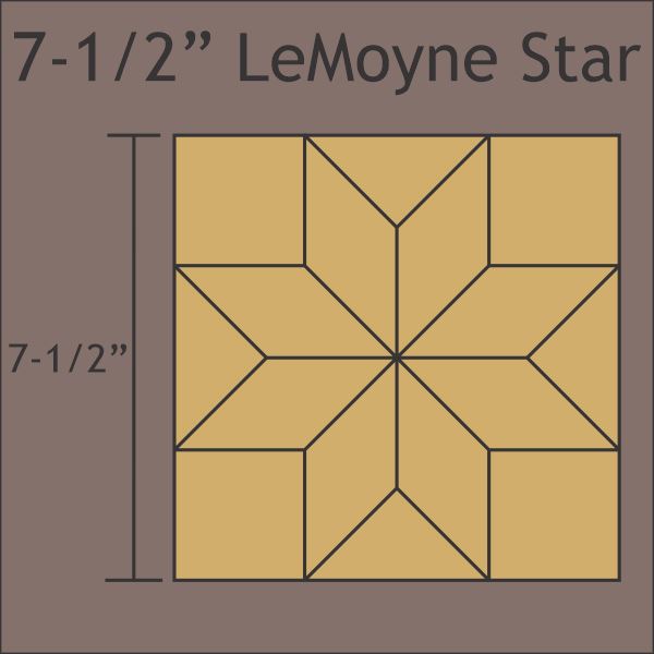 7-1/2" LeMoyne Star