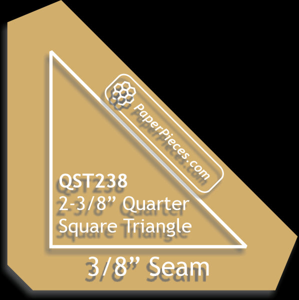 2-3/8" Quarter Square Triangles