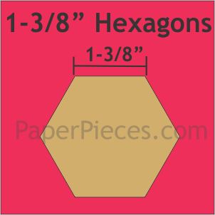 1-3/8" Hexagons