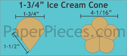 1-3/4" Ice Cream Cone