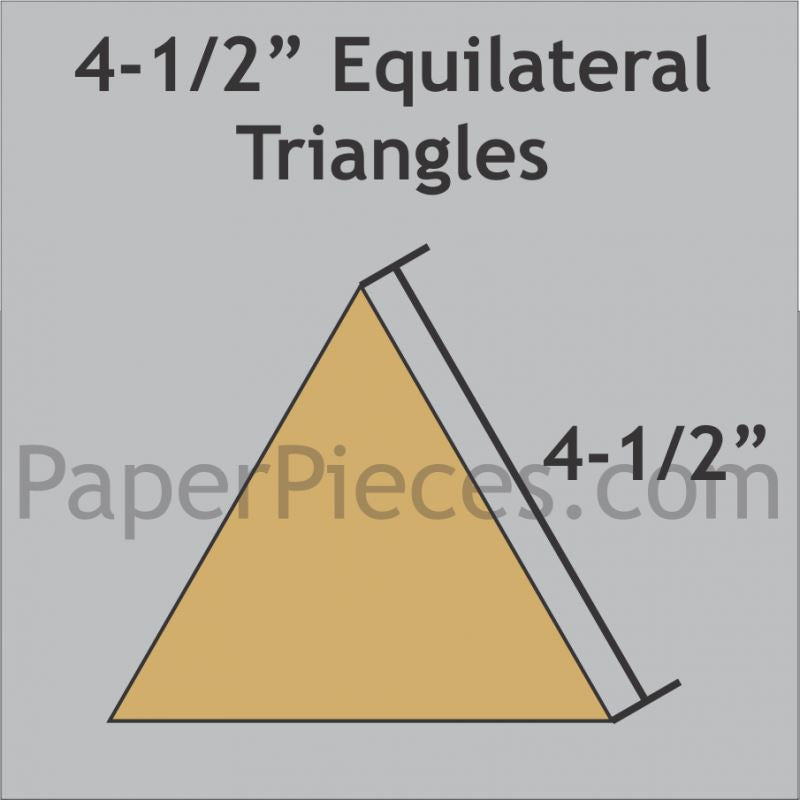4-1/2" Equilateral Triangles