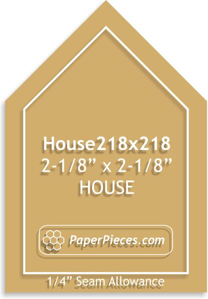 2-1/8" x 2-1/8" House Papers and Acrylics