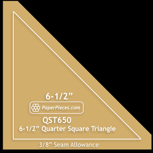 6-1/2" Quarter Square Triangles