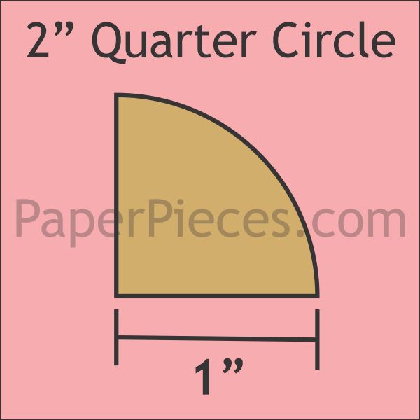 2" Quarter Circle