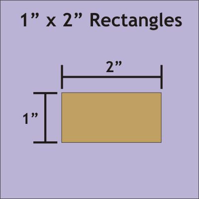 1" x 2" Rectangles
