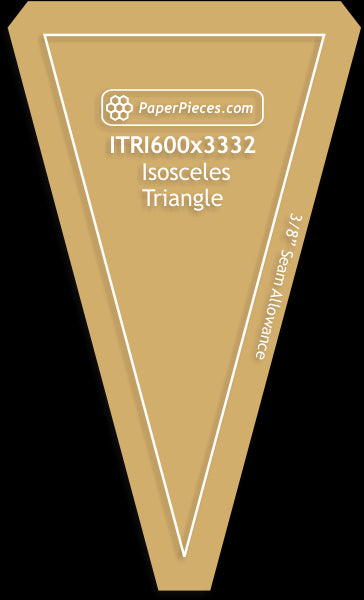 6" x 3-3/32" Isosceles Triangles