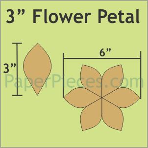 3" Flowers Petal