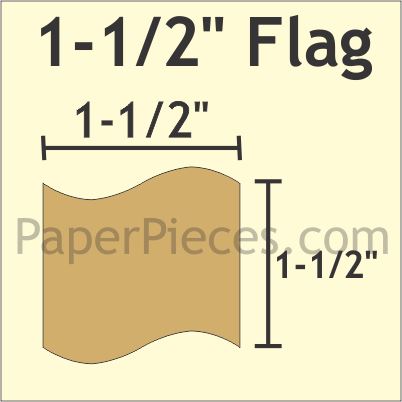 1-1/2" Flags