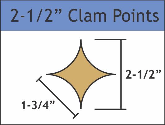 2-1/2" Clampoints