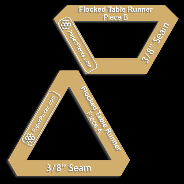 Flocked Table Runner by Paper Pieces®