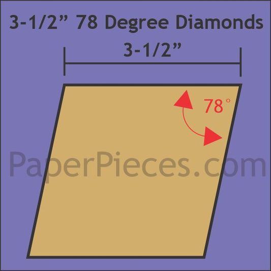 3-1/2" 78 Degree Diamond