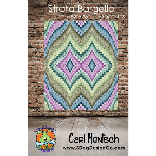 Strata Bargello Pattern by Carl Hentsch of 3 Dog Design Co.
