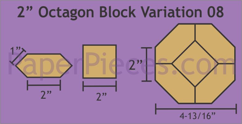 2" Octagon Variation 08