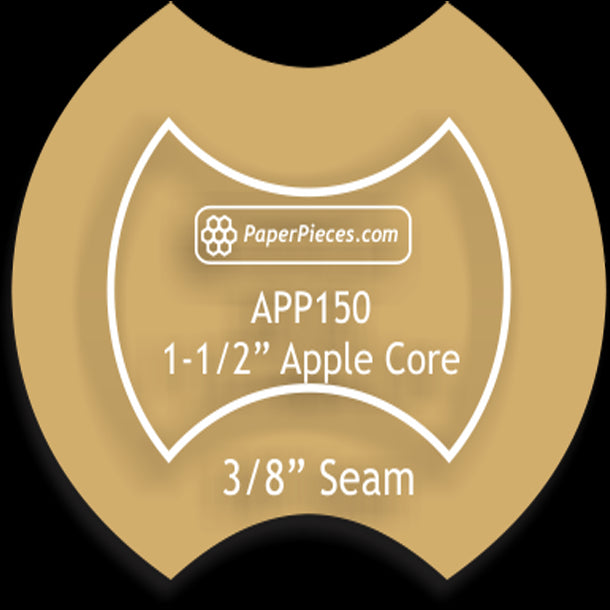 1-1/2" Apple Core