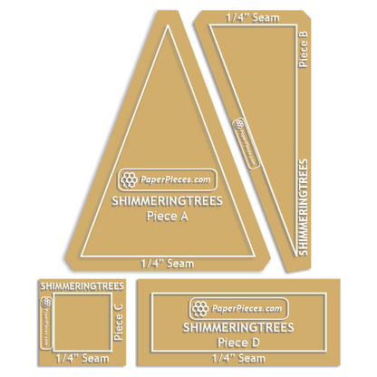 Shimmering Trees by Paper Pieces®