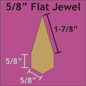 5/8" Flat Jewels