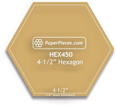 4-1/2" Hexagons