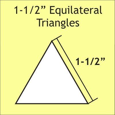 1-1/2" Equilateral Triangles