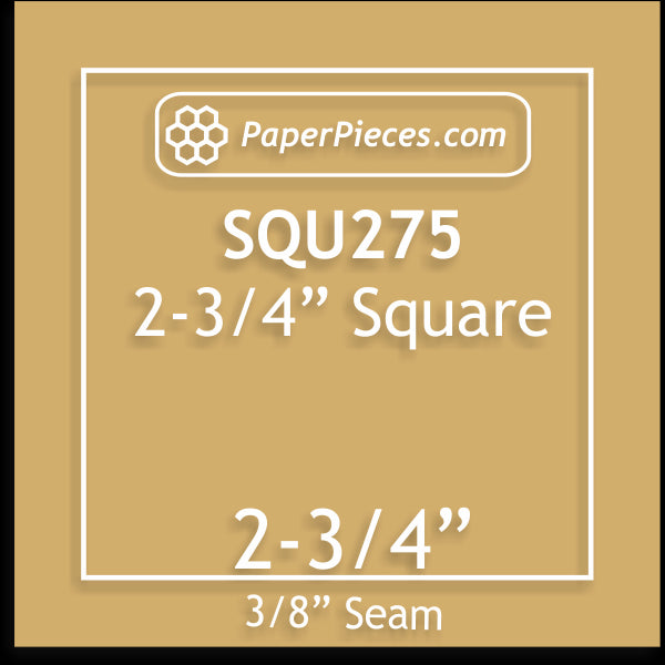 2-3/4" Squares