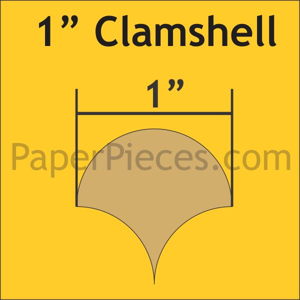 1" Clamshell