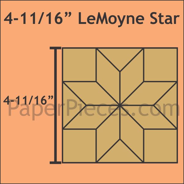 4-11/16" LeMoyne Stars