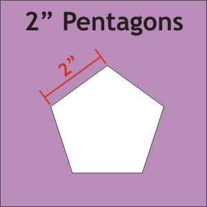 2" Pentagons