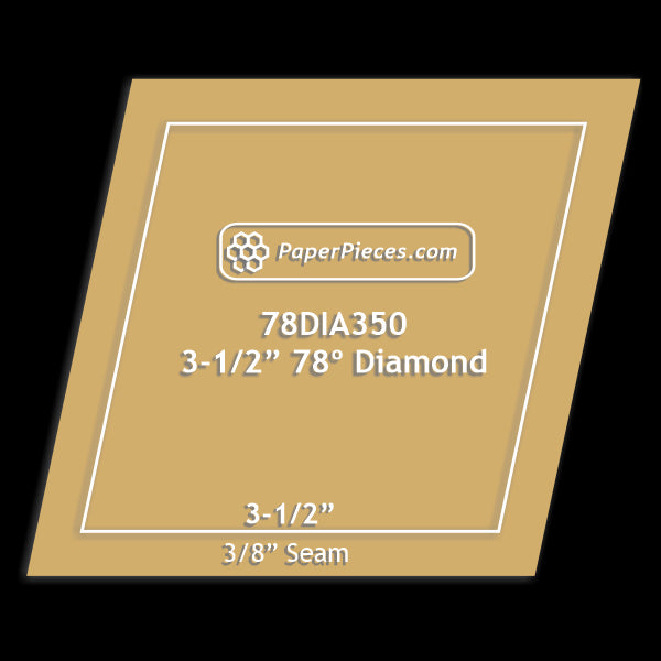 3-1/2" 78 Degree Diamond
