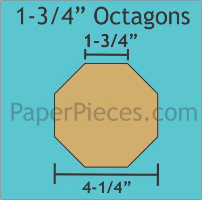 1-3/4" Octagons