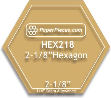 2-1/8" Hexagons