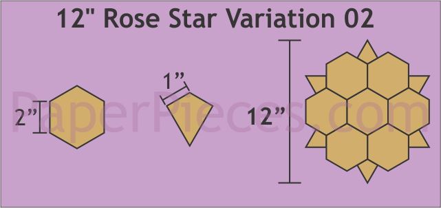 12" Rose Star Variation 02