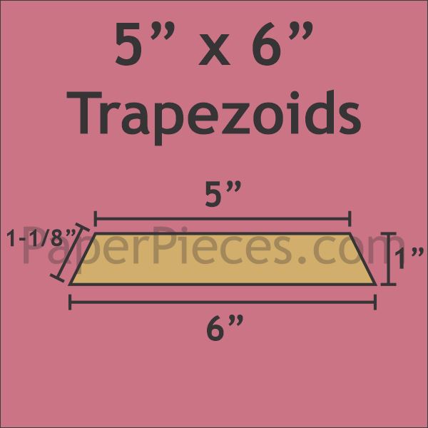5" x 6" Trapezoid
