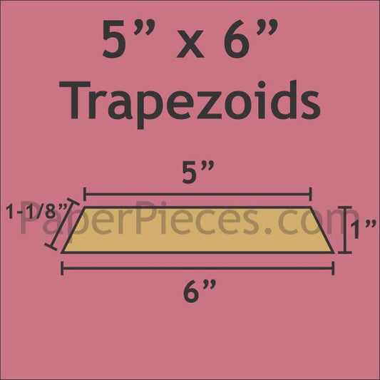 5" x 6" Trapezoid