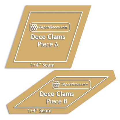 Deco Clamshells by Paper Pieces®