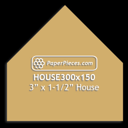 3" x 1-1/2" House