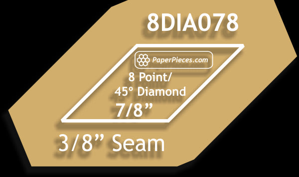 7/8" 8 Point Diamonds