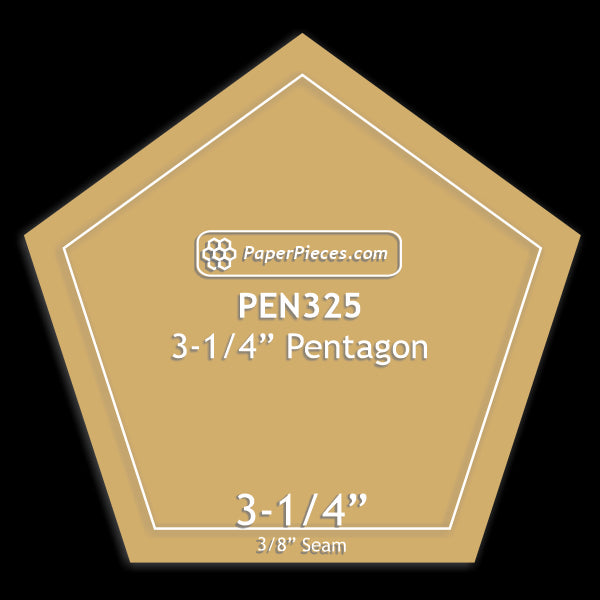 3-1/4" Pentagon