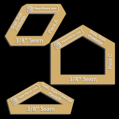 Suja, Suja, Prikkeltje found in Millefiori Quilts 4 by Willyne Hammerstein