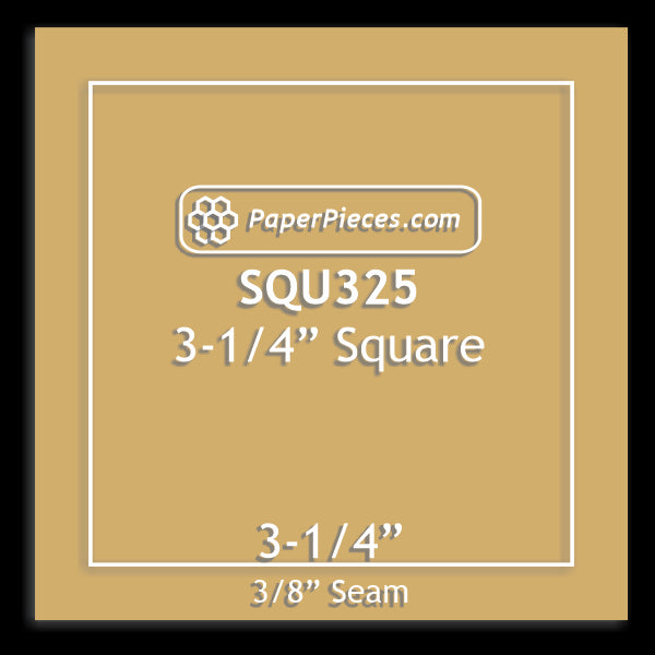 3-1/4" Square