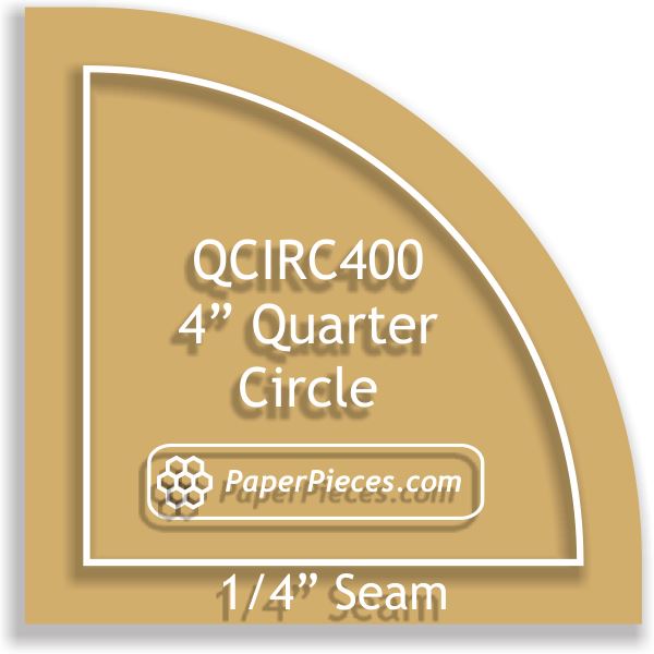 4" Quarter Circles